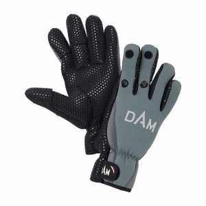 Rękawiece Dam Neoprene Fighter Glow Black Grey L