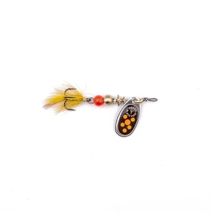 Mepps BLACK FURY Mouche Sreb/Czerw Kropki 1 3,5g