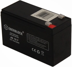 AKUMULATOR ŻELOWY AGM ENERBLOCK 12V 7AH JS12-7