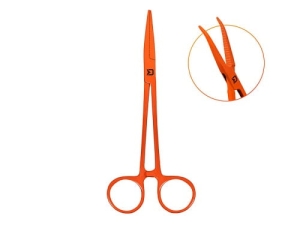Szczypce zakrzywione Delphin ATAK! REFLEX | 13cm