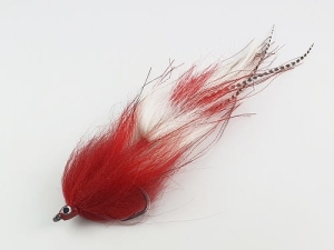 Streamer Fat Momma Red White 25cm Double #8 #7
