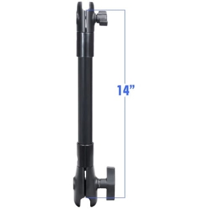RAM Socket Arm W/1,5" and 1" Socket 14"