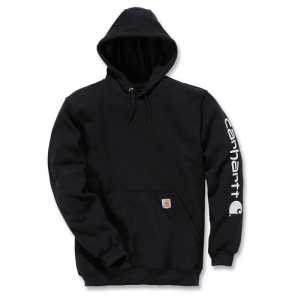 Bluza Carhartt Midweight Sleeve Logo Hood Black XL