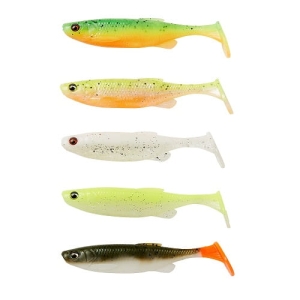SG Fat Minnow T-tail 7.5cm 5g DarkWater Mix 5ps