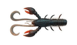 Pulse Realistic Craw Hollow Dark Cray UV 10cm 6szt
