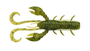 Pulse Realistic Craw Hollow Green Olive 7cm 8szt