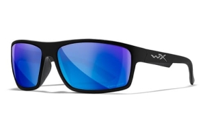 Wiley X PEAK Capt Blue Mirror Matte Black Frame