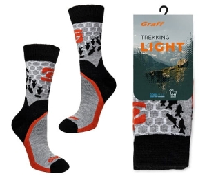 Graff Skarpetki z wełny Merino Trekking Light35-38