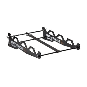 Sg Belly Boat Rod Station Black 4 Rods