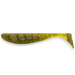 FishUP Wizzle Shad 3" #074 Green Pumpkin Seed  8sz