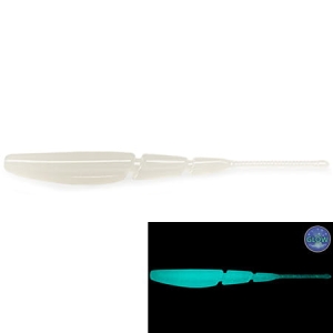 FishUP Aji Triple Stick 1,9" #401 White Glow 10szt 