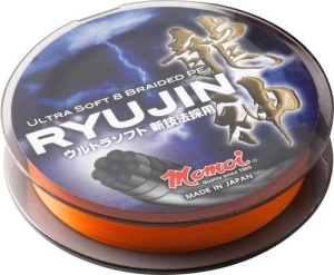 Plecionka MOMOI Ryujin 0.20mm 16Kg 300m Pomarańczo
