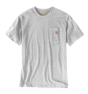 Koszulka Carhartt K87 Pocket Heather Grey M