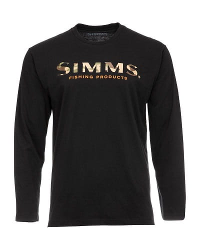 T-Shirt Simms Logo Shirt LS Black..jpg