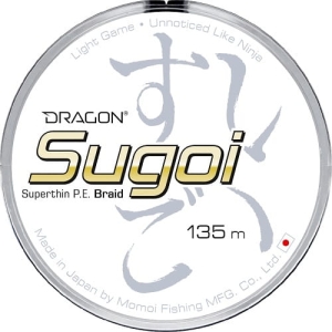 Plecionka Dragon Sugoi 0.052mm 3,65kg Biała