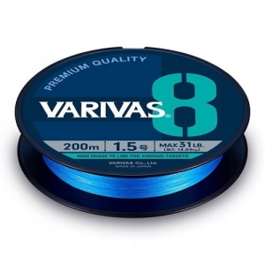 Plecionka Varivas8 PE #1 - 150m - 20lb - Niebieski