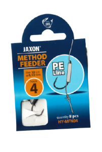 Jaxon Haczyki z Przyponami Plecionka Igła#4 0.12mm
