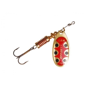 DAM Effzett Standard Spinner Copper Black Dot 6g Obrotówka