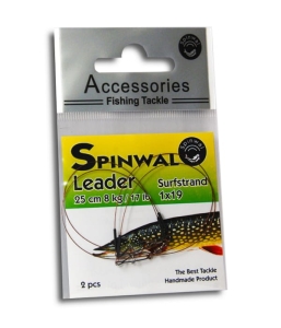 Przypon Stalowy Spinwal 25cm 8kg 2szt.