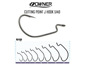 Haczyki Owner 5140 J-Hook 1 6szt.