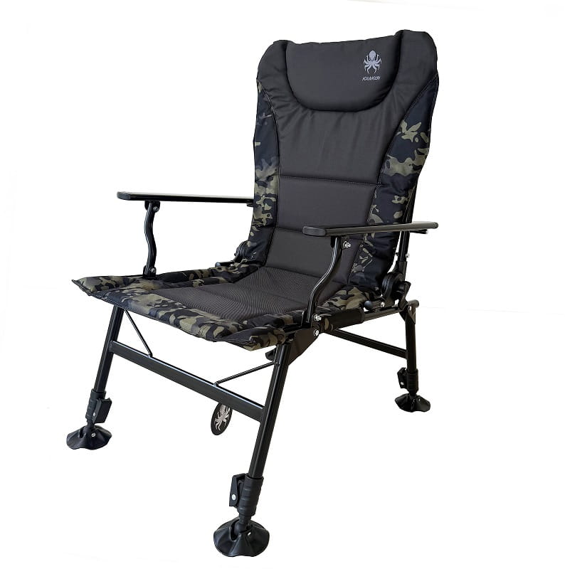 Fotel Wędkarski Kraken Camo 150 kg