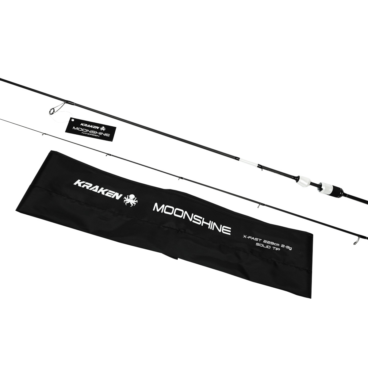 Wędka Kraken Moonshine 2,29m 2-9g 2cz Spin Solid Tip