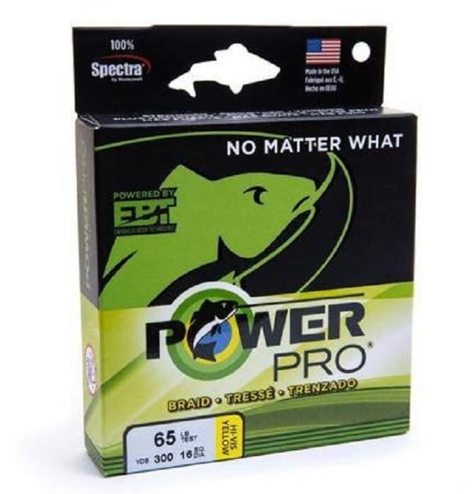 Power Pro Treccia Da Pesca 275m – 0,13mm – 8kg – Colore Giallo – PPBI27513Y